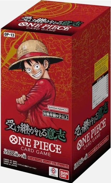 Hôp Thẻ Bài One Piece OP-13 Carrying on His Will Booster Box JP