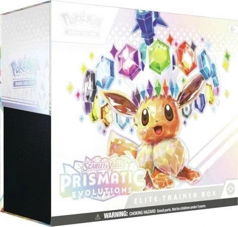 Hộp Thẻ Bài Pokemon Prismatic Evolutions Elite Trainer Box