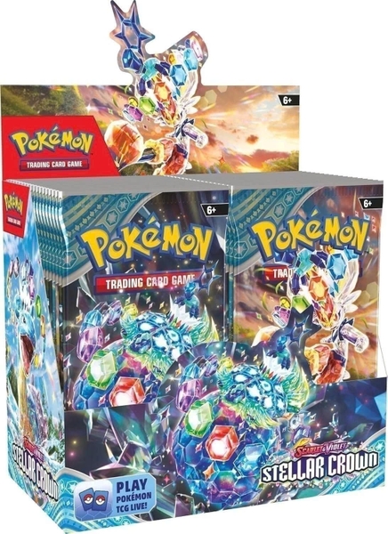 Hộp Thẻ Bài Pokemon Stellar Crown Booster Box