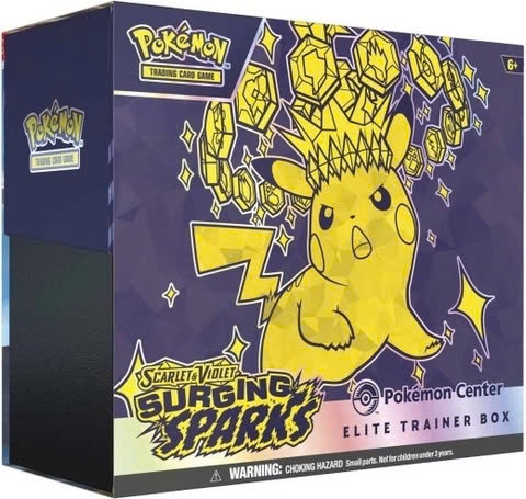Hộp Thẻ Bài Pokemon Surging Sparks Elite Trainer Box