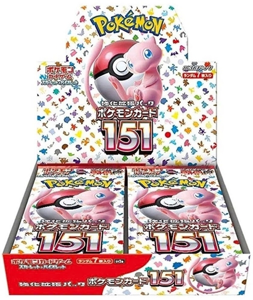 Hộp Thẻ Bài Pokemon SV2A Pokemon 151 Booster Box JP