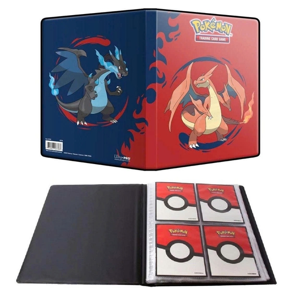 Album Sưu Tập Ultra Pro Pokemon 4-Pocket Binder Mega Charizard X/Y