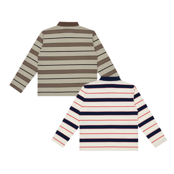 [NEW ARRIVAL]  Áo Thun Polo Sọc Tay Dài Long Sleeve Thêu Logo - HS_TS008