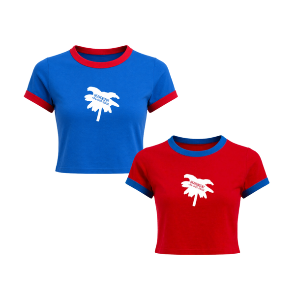 [BST HÈ 2026] Áo Thun Baby Tee Phối Viền Summer Collection HEAVEN SENT - HS_TS015