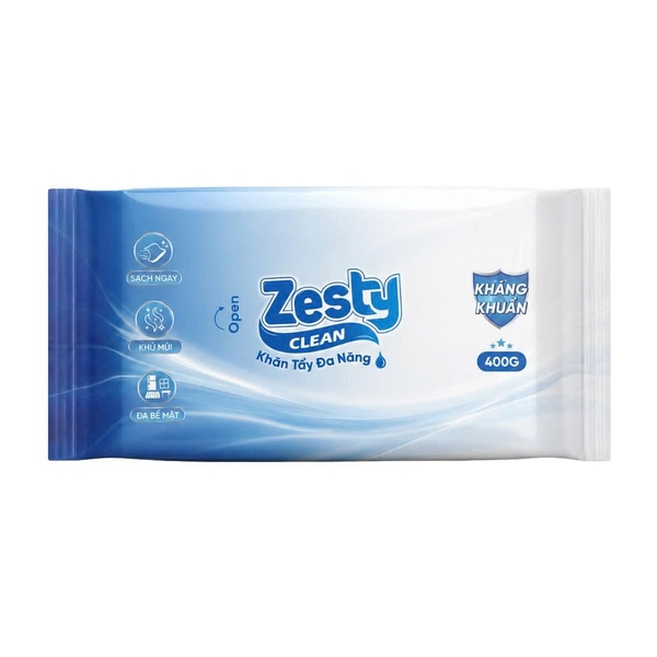 Khăn tẩy đa năng Zesty Clean 400Gr