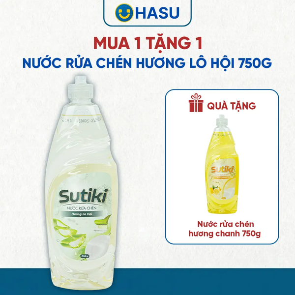 [MUA 1 TẶNG 1] NRC Sutiki 750g Hương Lô Hội tặng Hương Chanh 750g