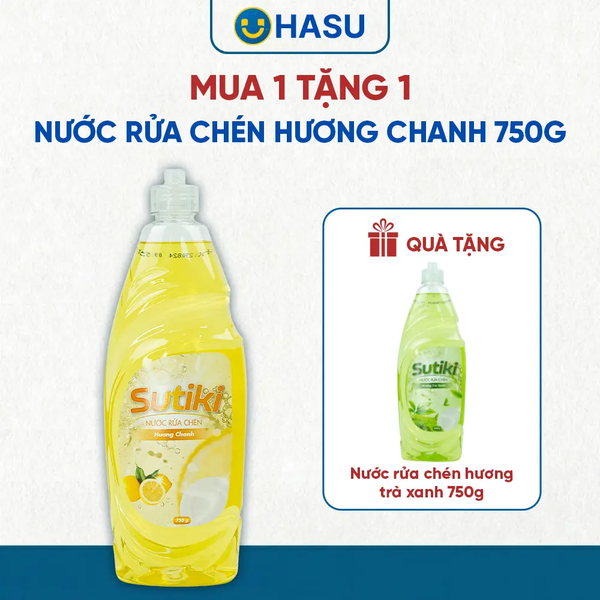 [MUA 1 TẶNG 1] NRC Sutiki 750g Hương Chanh tặng Hương Trà Xanh 750g