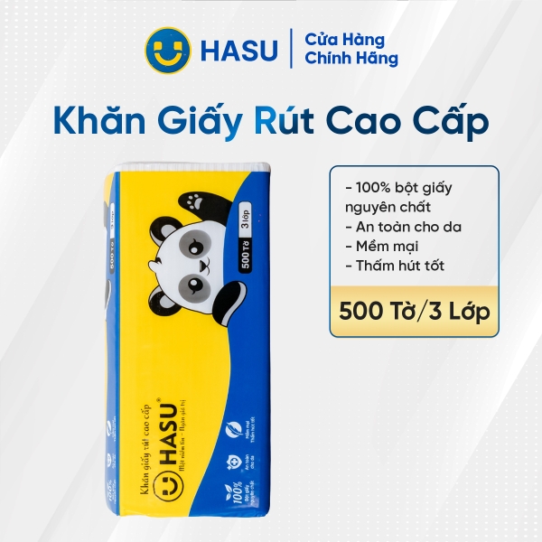 Hasu giấy rút cao cấp 500 tờ