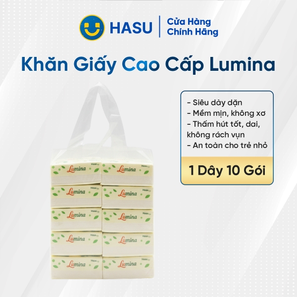 Khăn giấy cao cấp LUMINA 300 tờ*10 gói