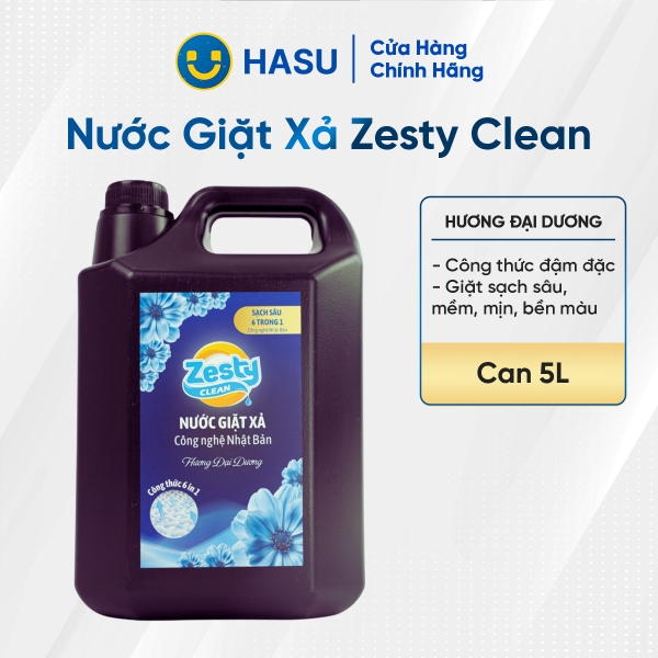 Nước giặt zesty clean hương đại dương  5L