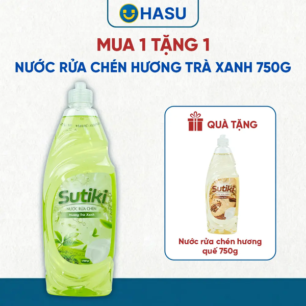 [MUA 1 TẶNG 1] NRC Sutiki 750g Hương Trà Xanh tặng Hương Quế 750g