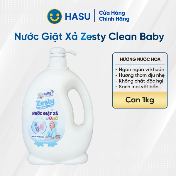 ZESTY CLEAN BABY Nước giặt Trẻ Em 1kg