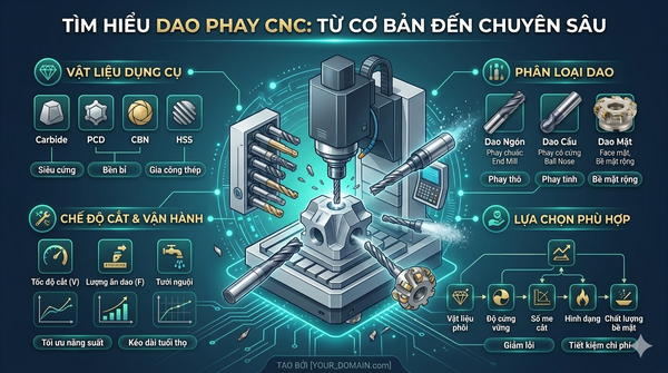 Tìm Hiểu về Dao Phay CNC (Phần I)