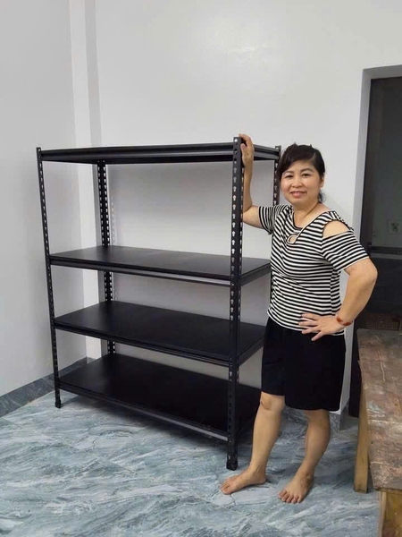 Kệ v gài 4 tầng C150 x D100 x R50