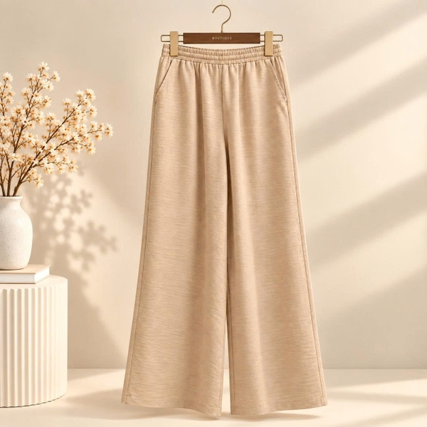 Quần dài nữ lưng thun S003 NABEFA - NWPT26S003
