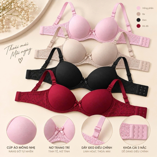 Áo ngực nữ mỏng không gọng N001 365STYLE - SUBR26S001
