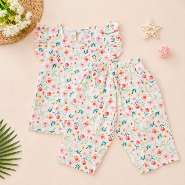 Bộ tole nữ quần lững ngắn tay S001AB NABEFA