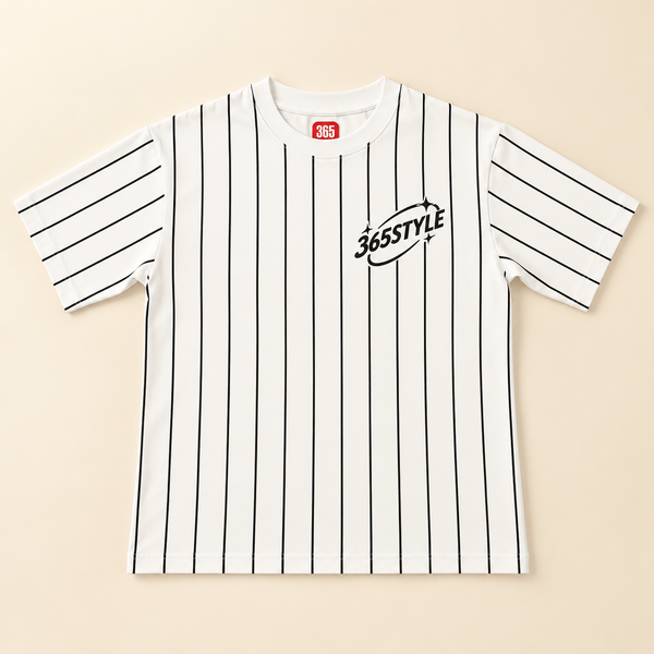 Áo Thun sọc Unisex Ngắn Tay Cổ Tròn S023 - SMTS26S023