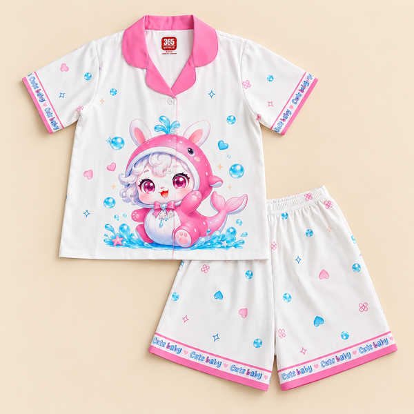 Bộ lụa bé gái QNNT S006 365STYLE - NGSE26S006