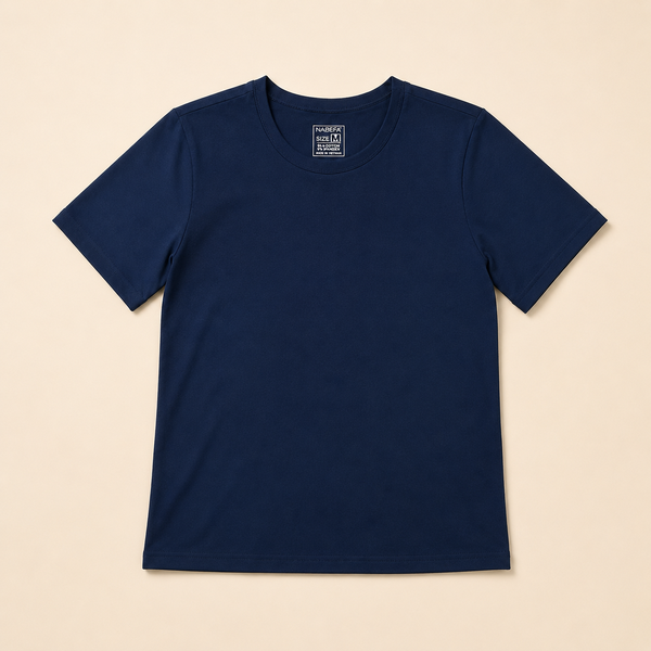 Áo lót ngắn tay nam cotton N001L NABEFA - NUTS26S001