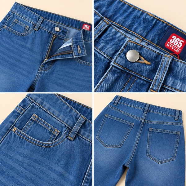 Quần Jean Nam Basic Ống Suông S001 365STYLE - SMPT26S001