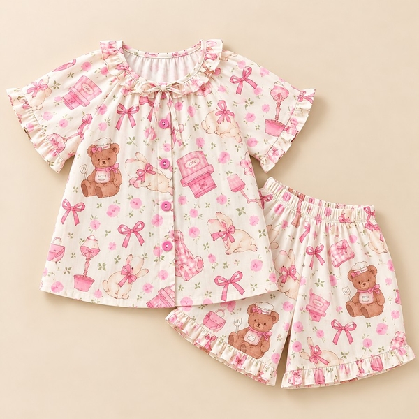 Bộ Tole Nữ QNNT Dáng BaByDoll Siêu Xinh S003 -  NWSE26S003AB