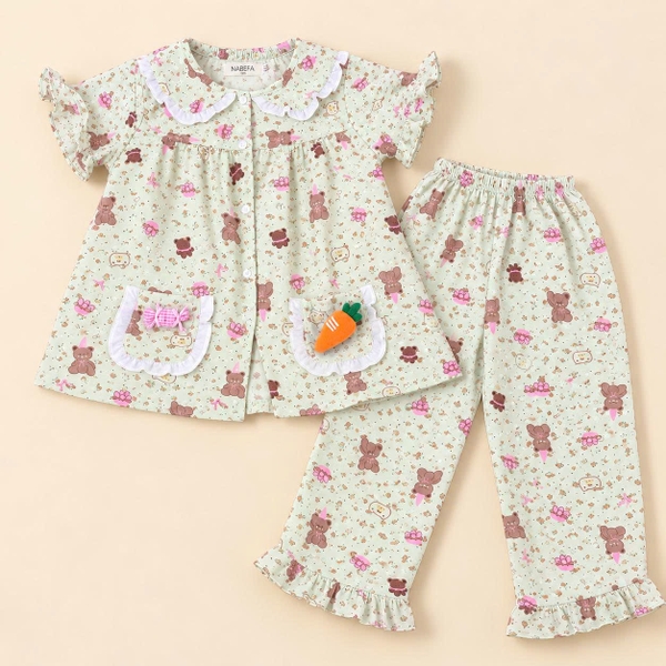 (Giao màu ngẫu nhiên) Bộ kiểu bé gái QDNT S005 - NGSE26S005