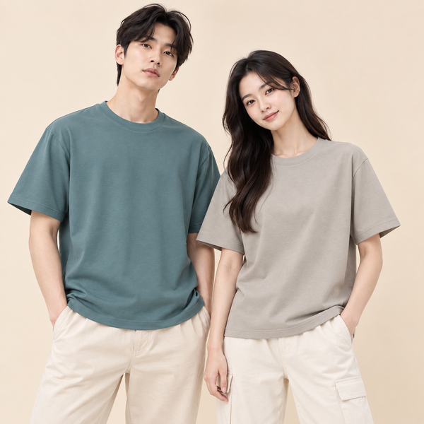 Áo Thun Trơn Unisex Ngắn Tay Cổ Tròn S019 - SMTS26S019