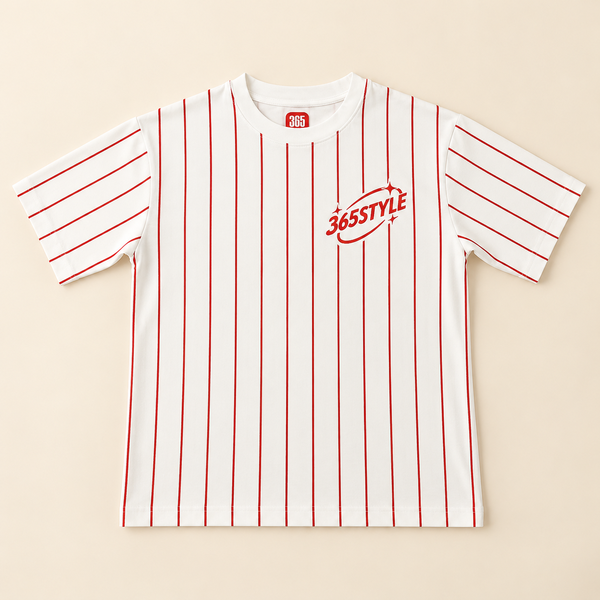 Áo Thun sọc Unisex Ngắn Tay Cổ Tròn S023 - SMTS26S023