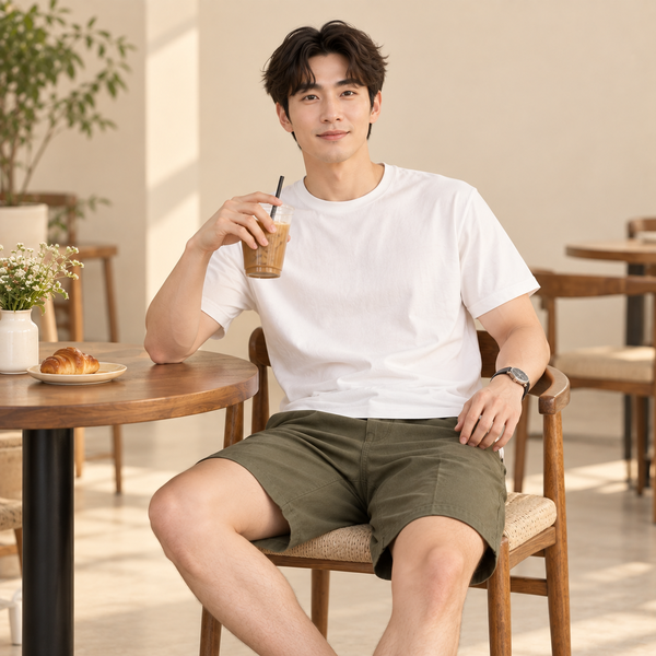 Quần short nam linen cao cấp S001 365STYLE - SMST26S001