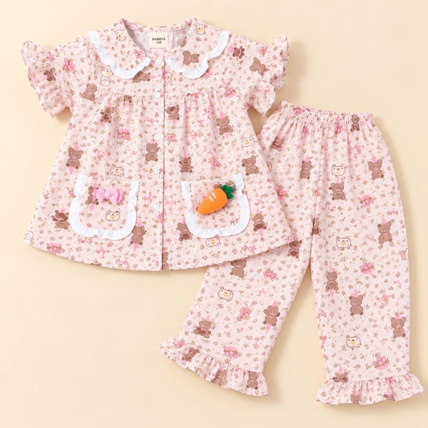 (Giao màu ngẫu nhiên) Bộ kiểu bé gái QDNT S005 - NGSE26S005
