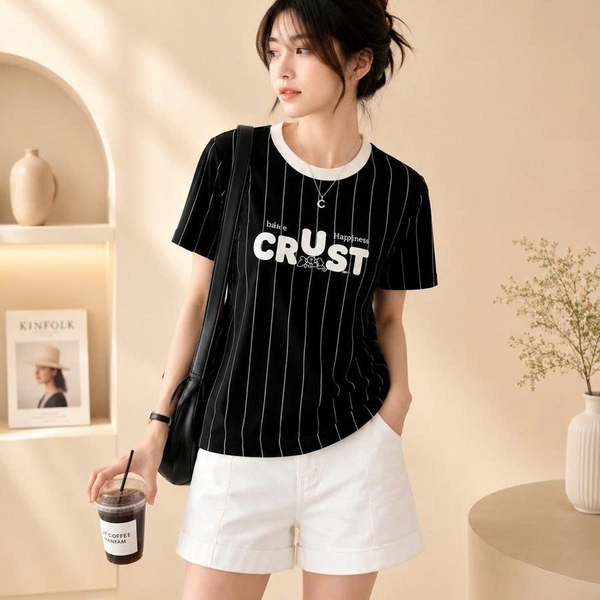 Áo thun nữ cotton S013 365STYLE - SWTS26S013