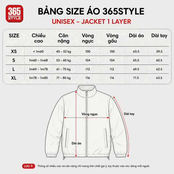 Áo Khoác Nam Vải Dù Chống Tia UV Form Regular Multi Color S001 - 365STYLE