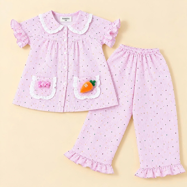(Giao màu ngẫu nhiên) Bộ kiểu bé gái QDNT S005 - NGSE26S005