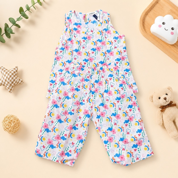 Bộ tole nữ quần lững sát nách S002AB NABEFA
