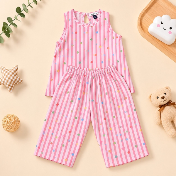 Bộ tole nữ quần lững sát nách S002AB NABEFA