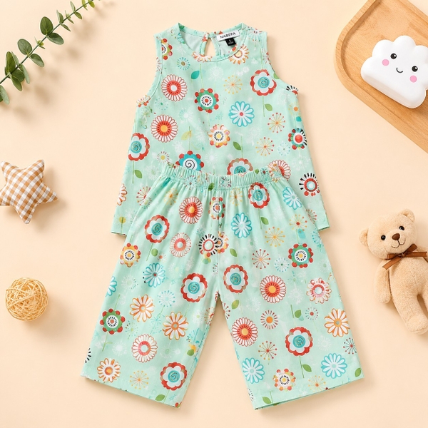 Bộ tole nữ quần lững sát nách S002AB NABEFA