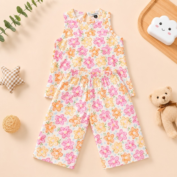 Bộ tole nữ quần lững sát nách S002AB NABEFA