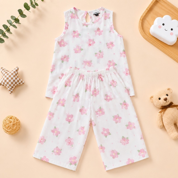 Bộ tole nữ quần lững sát nách S002AB NABEFA