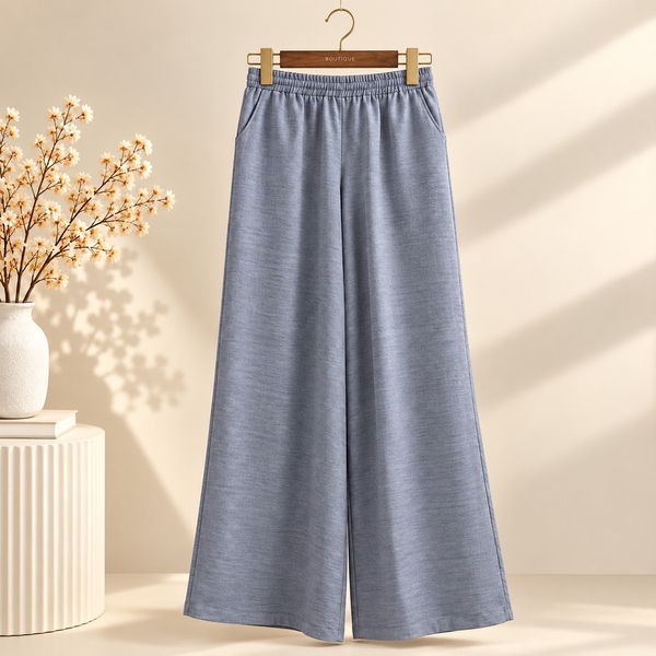 Quần dài nữ lưng thun S003 NABEFA - NWPT26S003