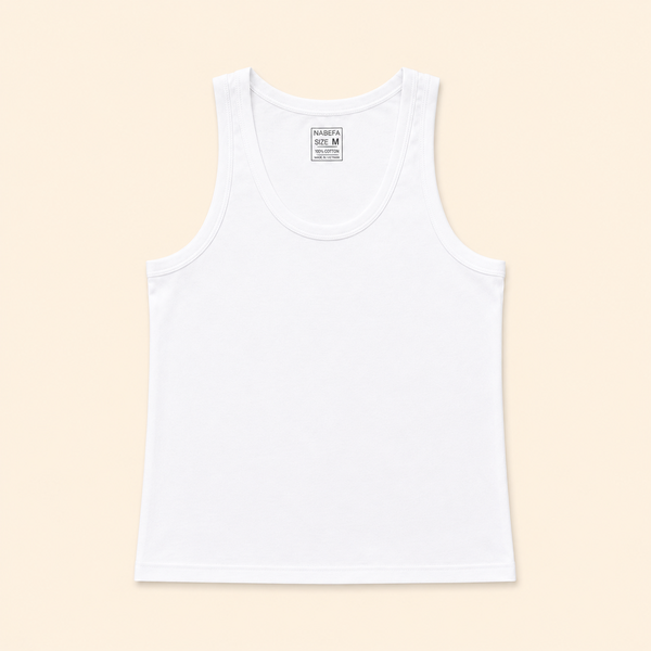 Áo lót sát nách nam cotton N001 NABEFA - NUTK26S001
