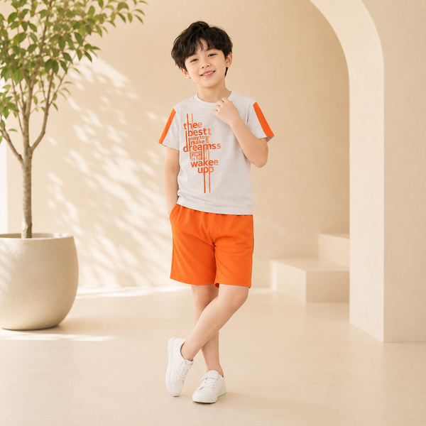 Bộ thun bé trai cotton S004 365TYLE - SBSE26S004