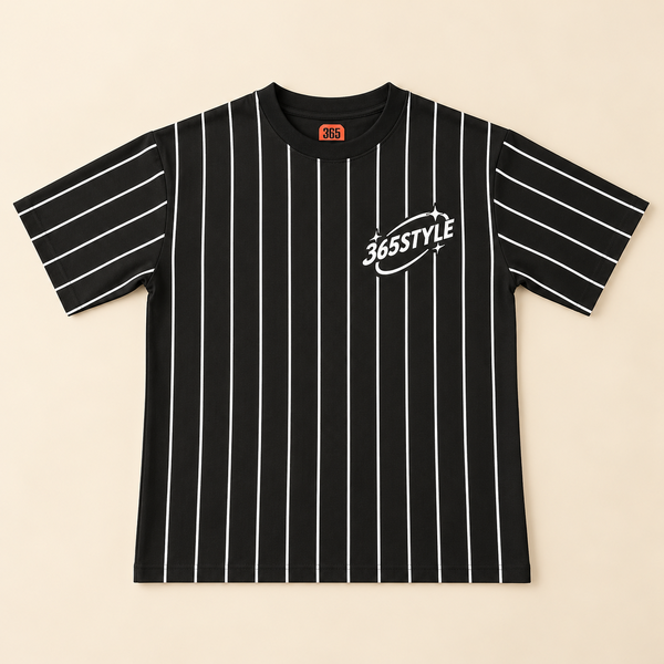 Áo Thun sọc Unisex Ngắn Tay Cổ Tròn S023 - SMTS26S023