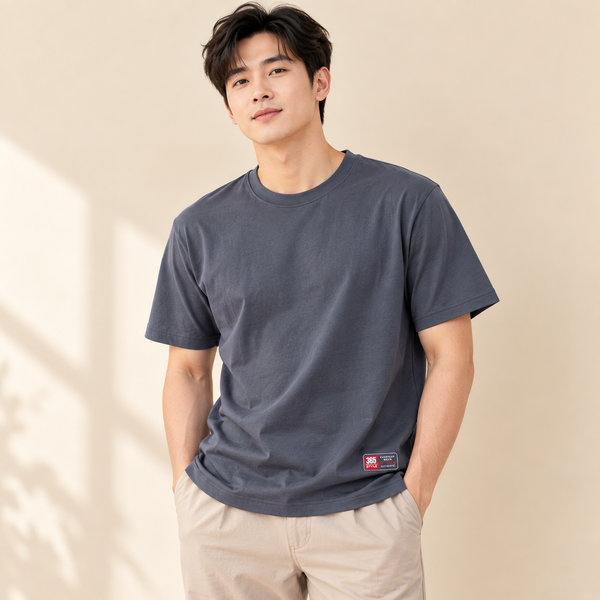 Áo thun Unisex trơn 100% Cotton S022 365STYLE - SMTS26S022