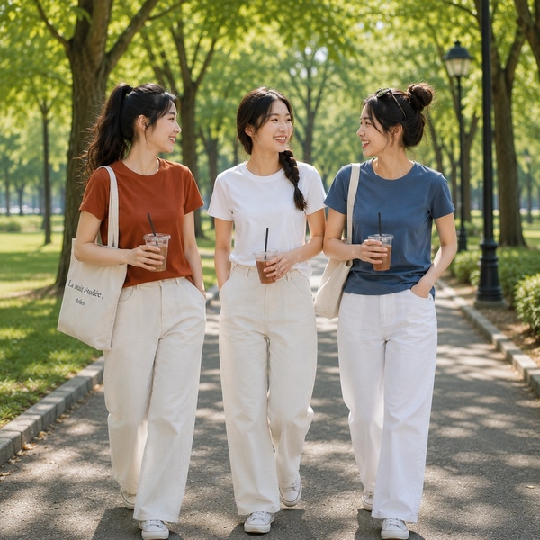 Áo thun nữ cotton SWTS26S005 365TYLE