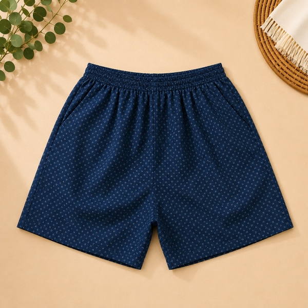 (Giao màu ngẫu nhiên) Quần đùi nam có túi lưng thun N002 NABEFA - NUBX26S002