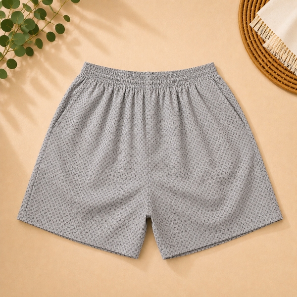 (Giao màu ngẫu nhiên) Quần đùi nam có túi lưng thun N002 NABEFA - NUBX26S002