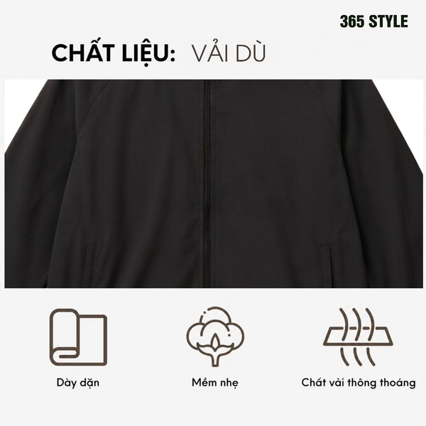 Áo Khoác Nam Vải Dù Chống Tia UV Form Regular Multi Color S001 - 365STYLE