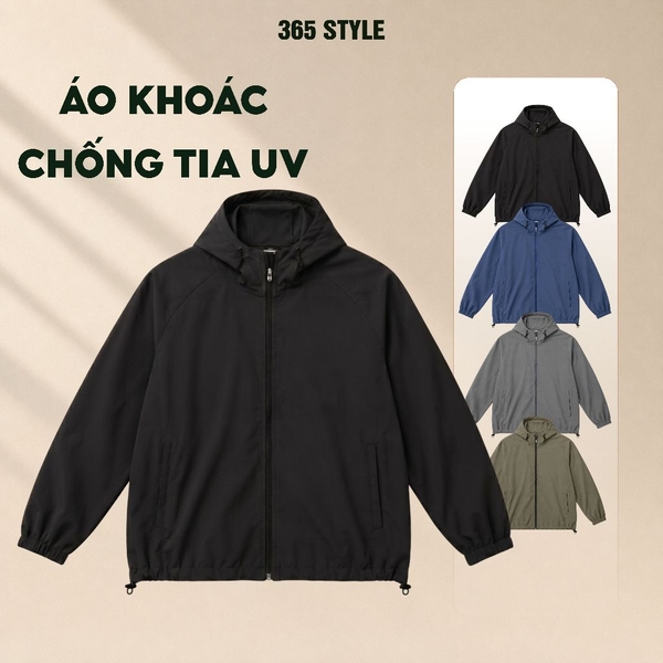 Áo Khoác Nam Vải Dù Chống Tia UV Form Regular Multi Color S001 - 365STYLE