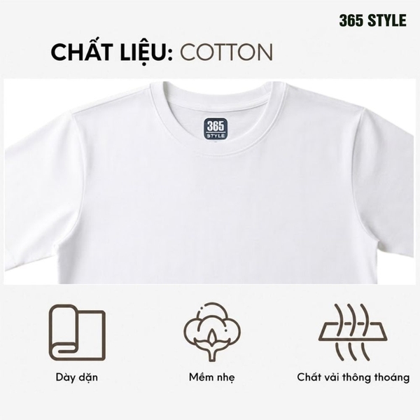 Áo Thun Nam Cao Cấp Basic Multi Color S005 - 365 STYLE SMTS26S005